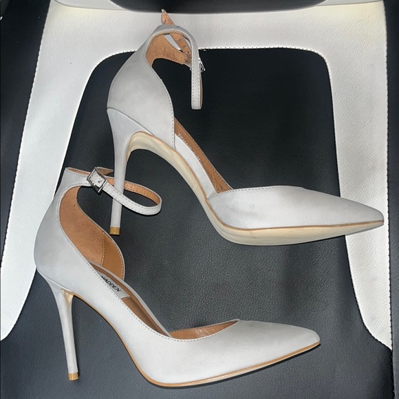 Steve Madden Gray Women's Strap Heels Size 8 1/2 M - Picture 7 of 17
